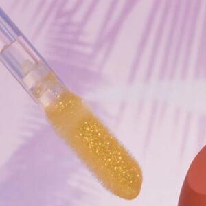 Barbie™ x Glamlite At the Beach Yellow Glitter Lip Gloss